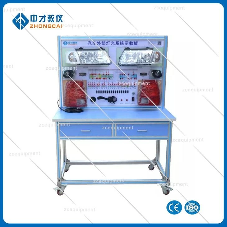 Automotive Lighting System Trainer Educational Equipment Didactic Equipment Car Exterior Lighting System Teaching Board
