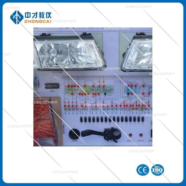 Automotive Lighting System Trainer Educational Equipment Didactic Equipment Car Exterior Lighting System Teaching Board