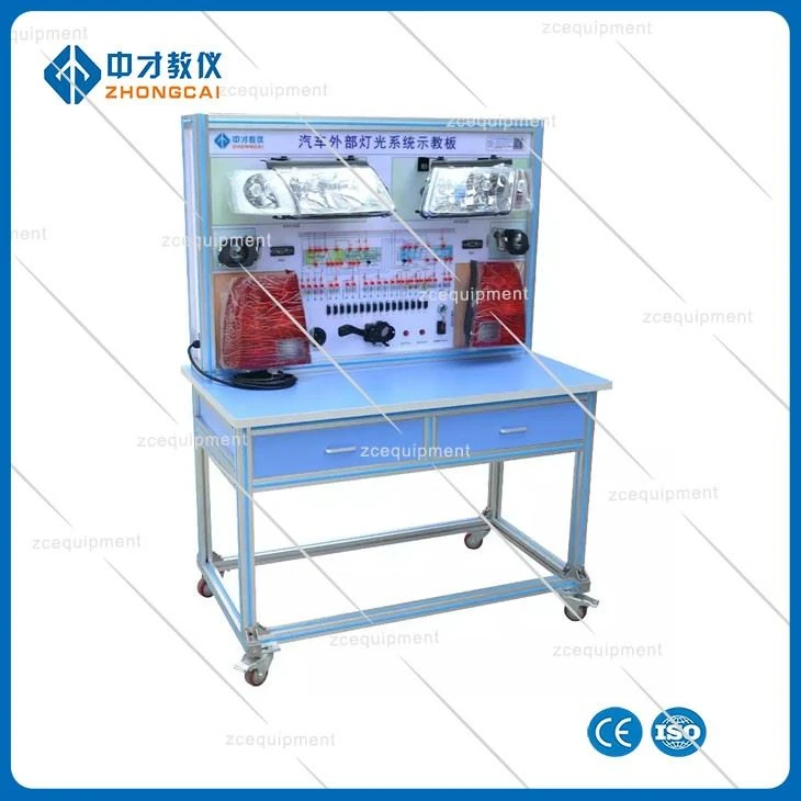 Automotive Lighting System Trainer Educational Equipment Didactic Equipment Car Exterior Lighting System Teaching Board